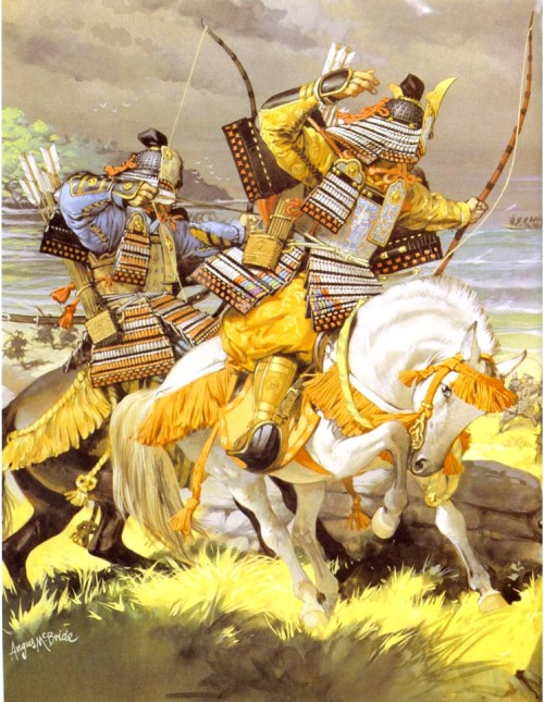 Монгольское вторжение (ч.1) (1182 г.): 1 - конный самурай.